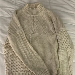 Womens Cream Sweater